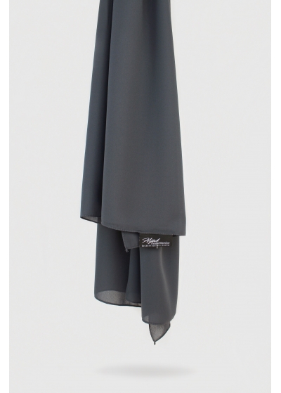 Luxe crepe hijab anthracite