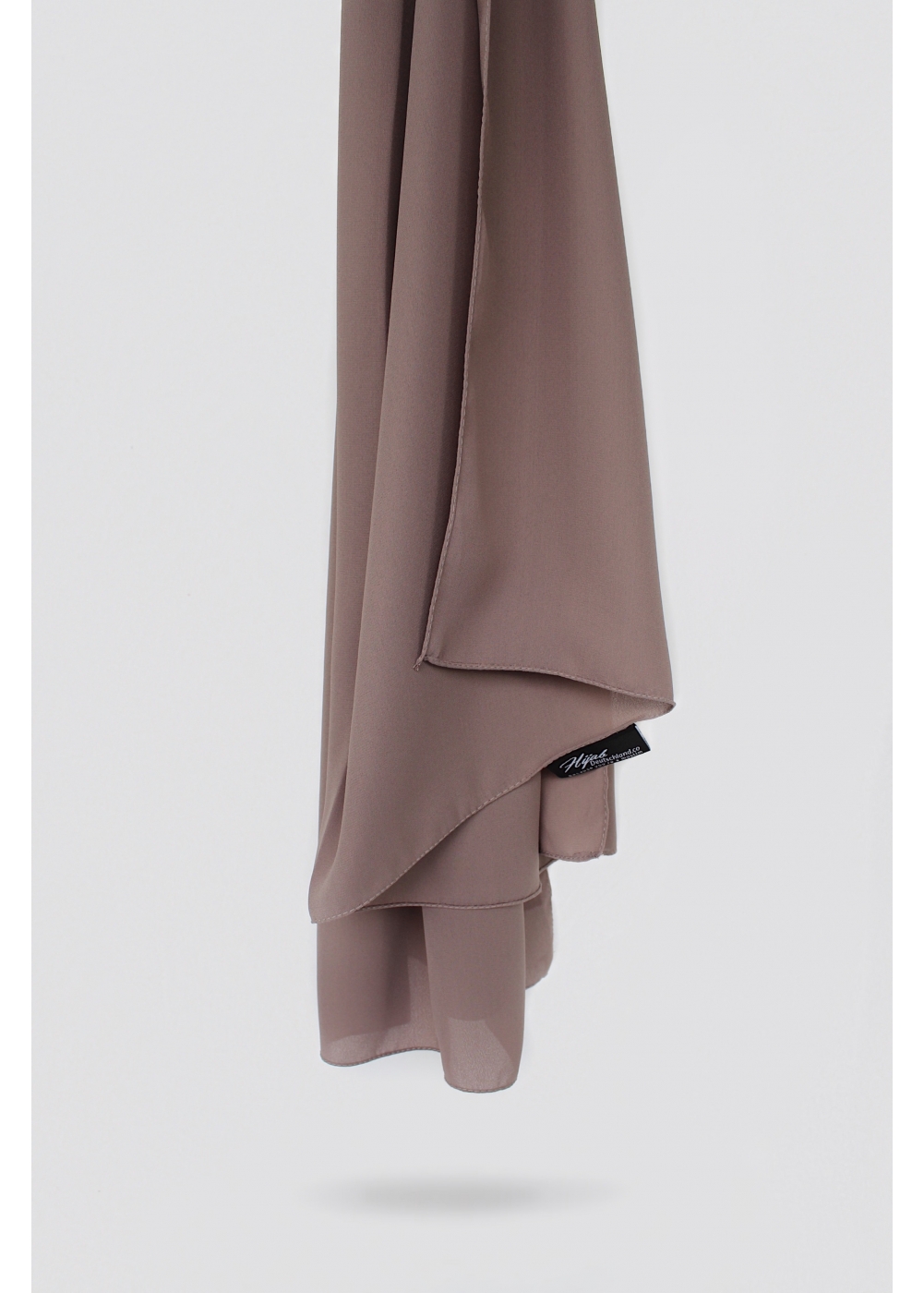 Luxe crepe hijab deep taupe