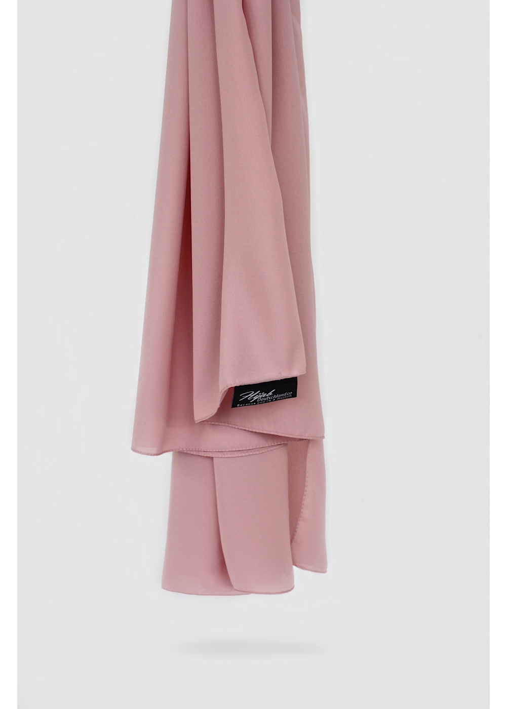 Luxe crepe hijab rose blush