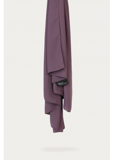 Luxe crepe hijab purple