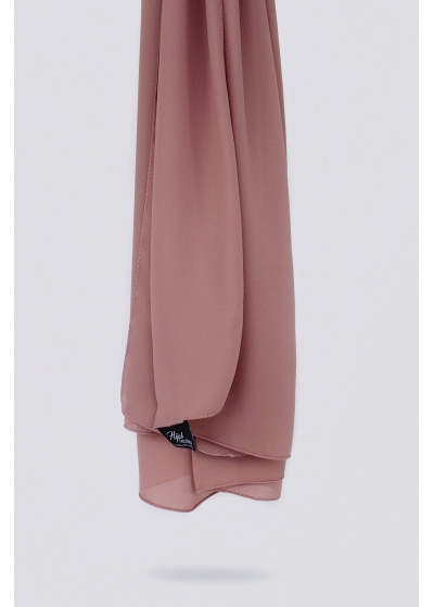 Luxe crepe hijab rosewood