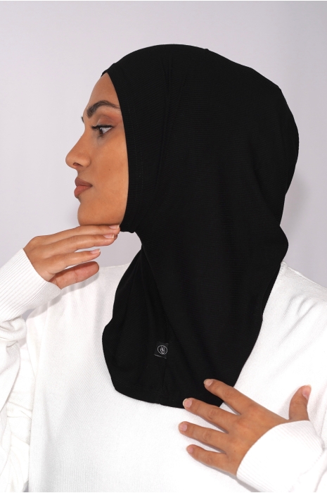 Balaclava Hijab schwarz