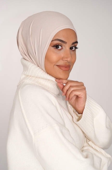 Balaclava Hijab ivory