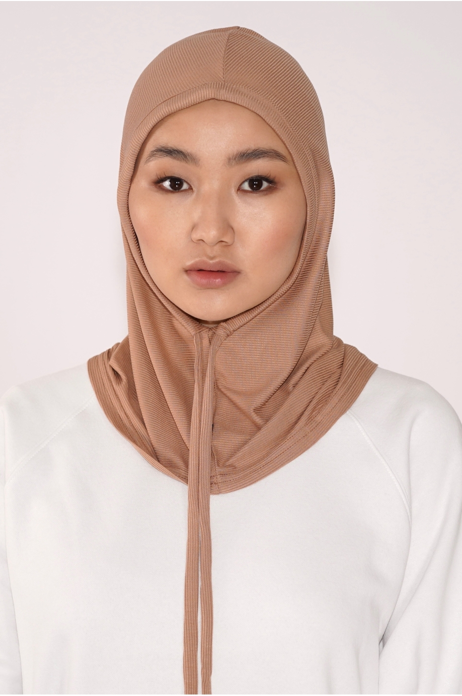Hooded Hijab Caramel