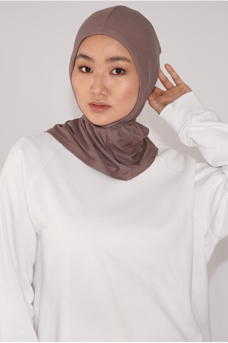 Hooded Hijab Cocoa
