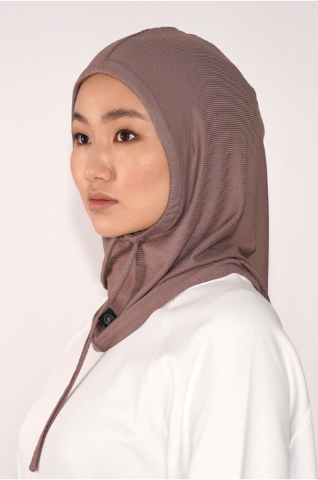 Hooded Hijab Cocoa