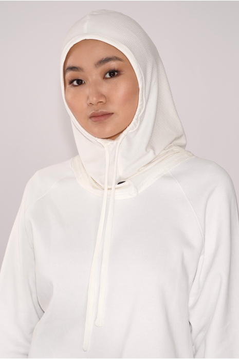 Hooded Hijab Off-white