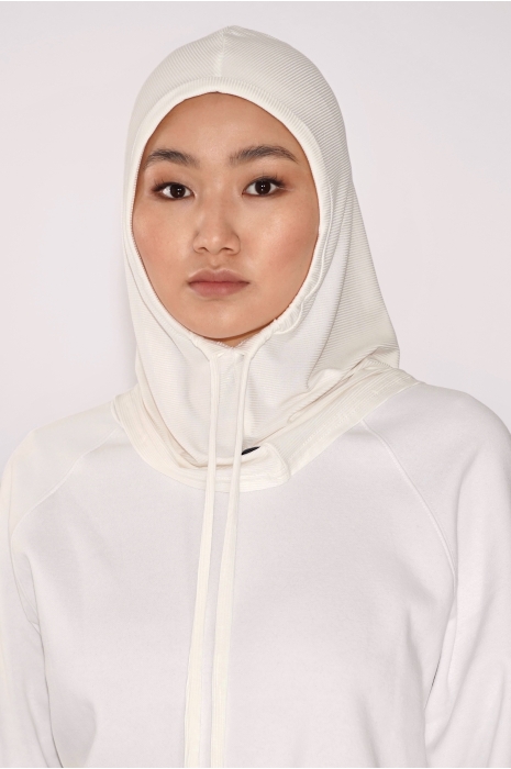Hooded Hijab Off-white
