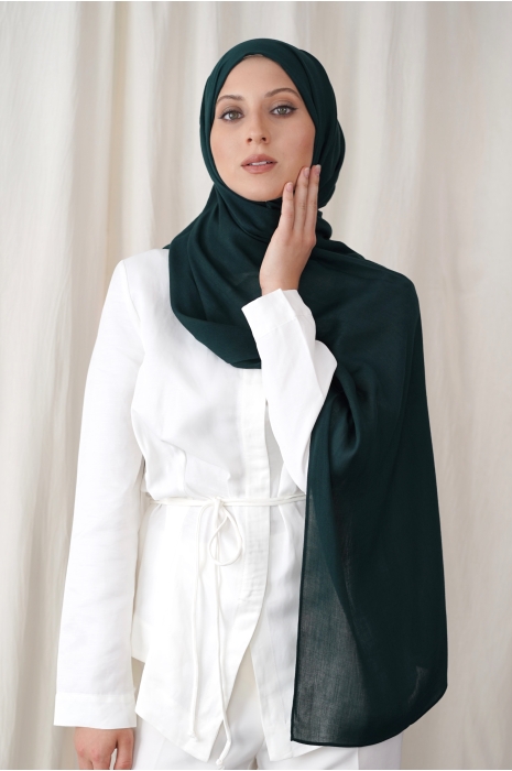 Weave Modal hijab evergreen 2